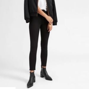 Everlane Boss Boot Black Pebbled Leather Size 6.5